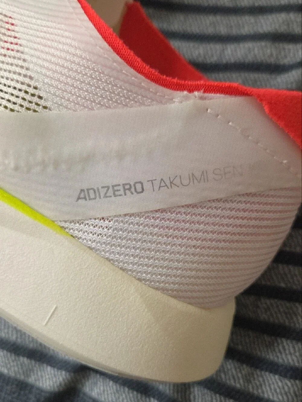 adidas Adizero Takumi Sen 10 W - White and Black